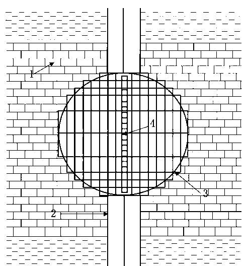 Method of acoustic logging and quantifying cavern filling degree