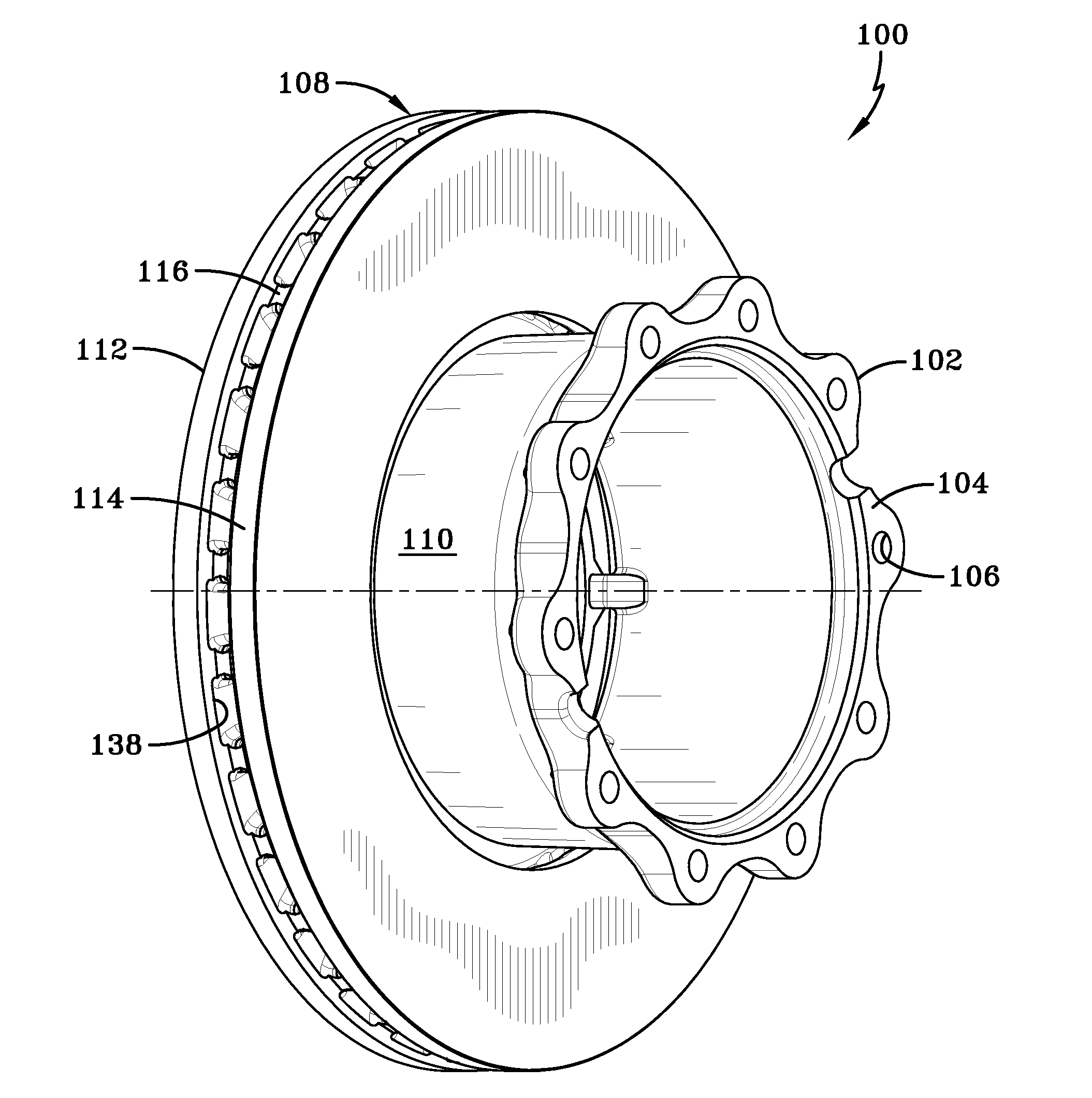 Disc brake rotor for heavy-duty vehicles