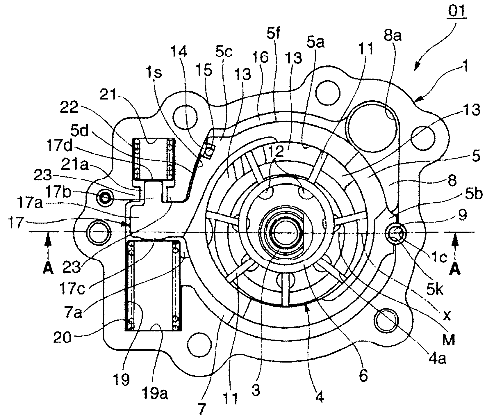 Variable displacement pump, oil jet and lublicating system using variable displacement pump