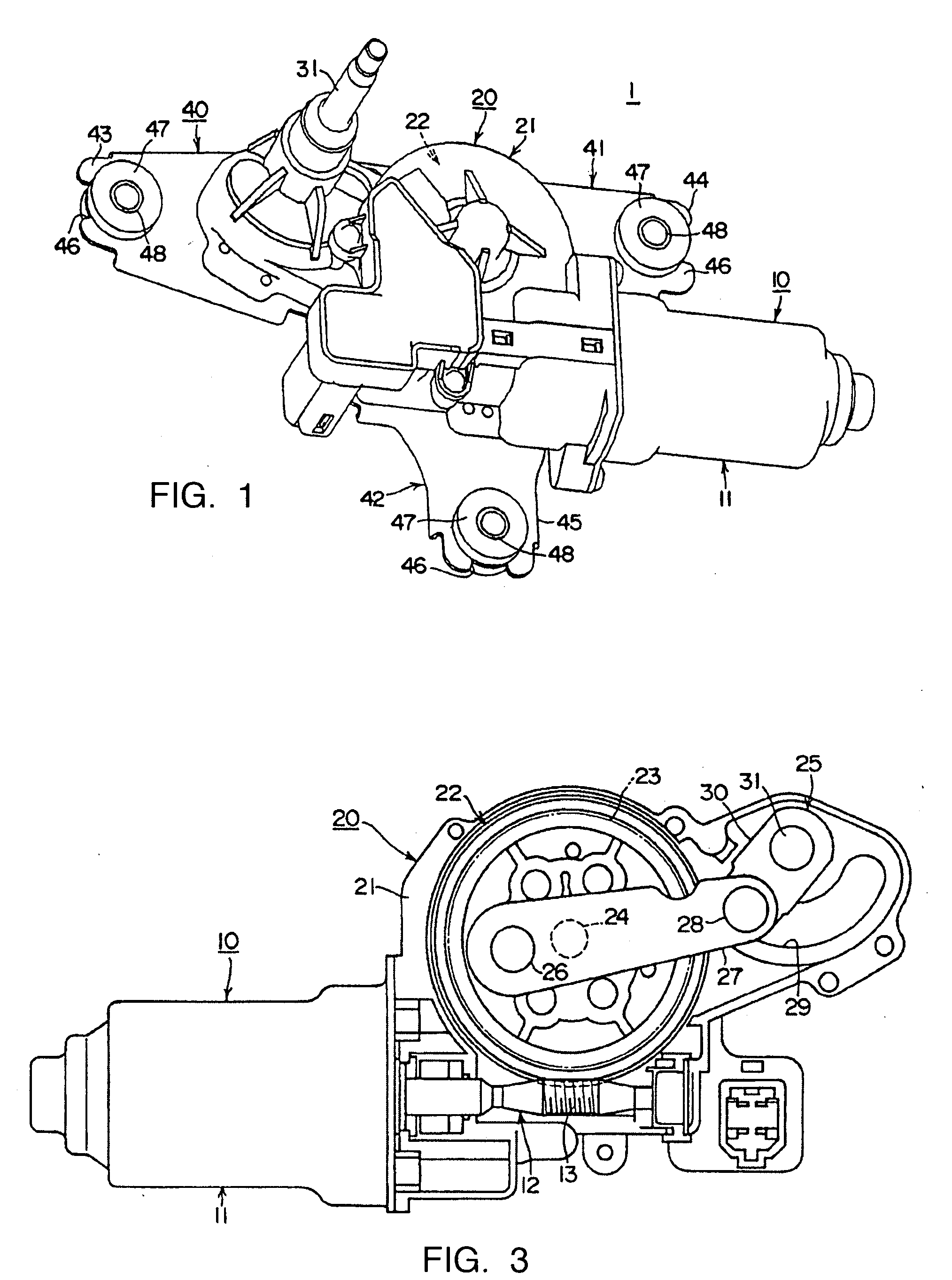 Motor with reduction gear