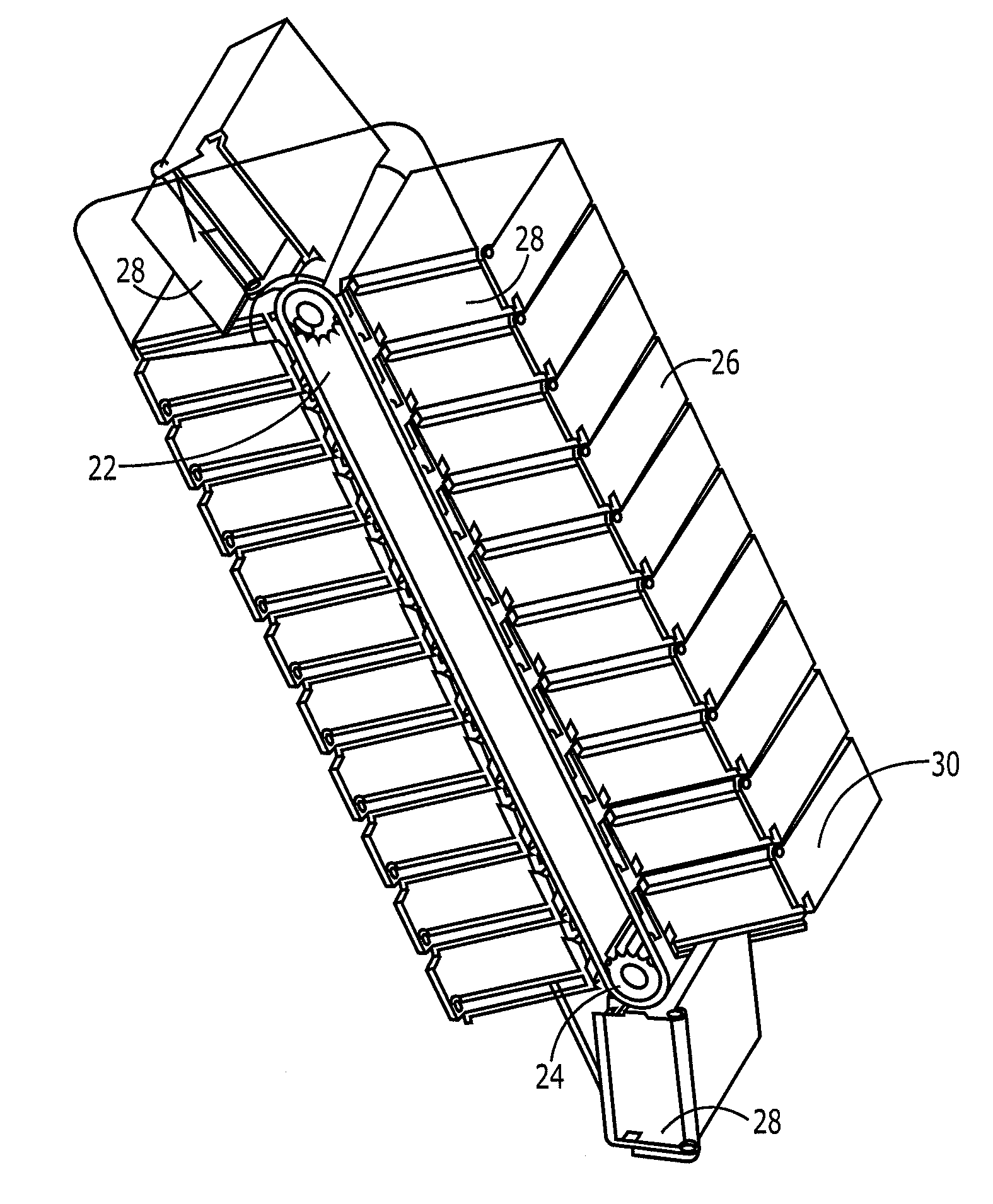 Medication dispensing apparatus having conveyed carriers