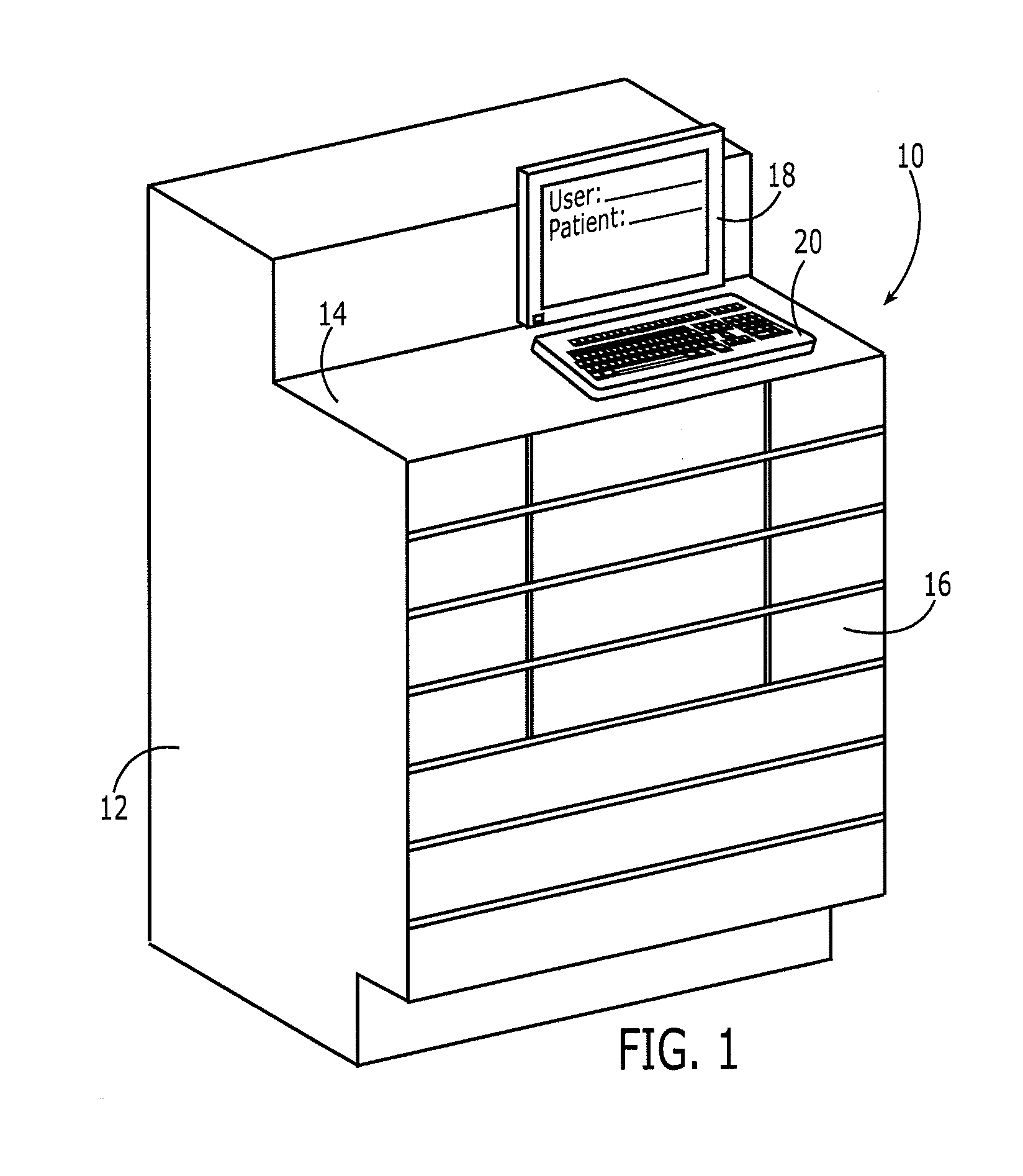 Medication dispensing apparatus having conveyed carriers