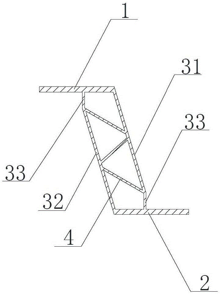 Photovoltaic module mounting frame for middle and low latitudes