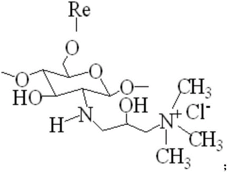 Reactive chitosan quaternary ammonium salt, and preparation method and application thereof