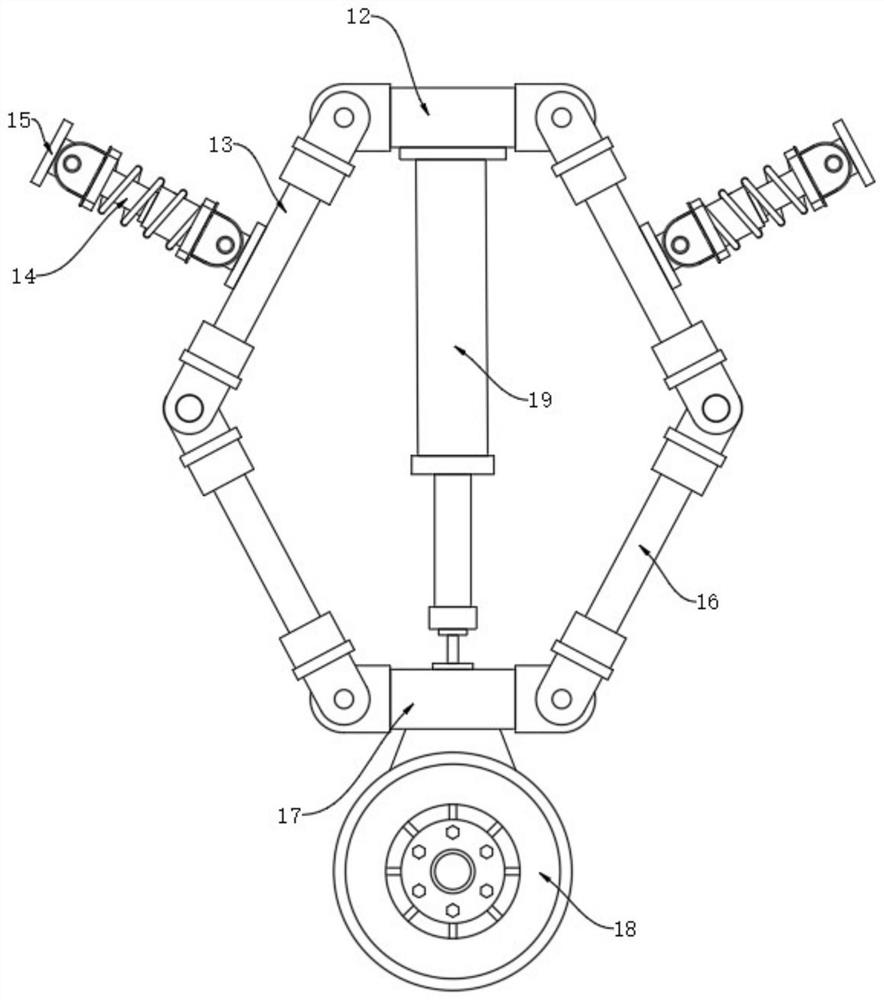 Tracked vehicle chassis suitable for complex terrain