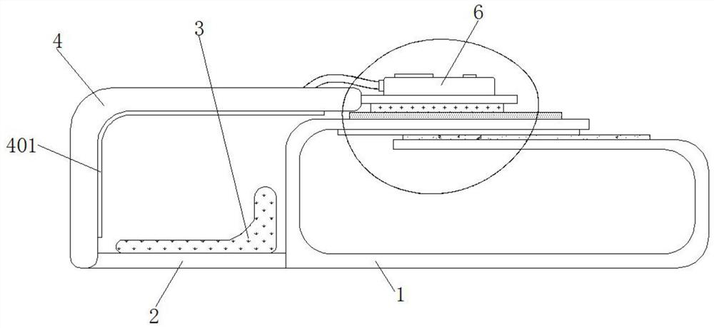 Bleeding prevention alarm device for patient wound in burn department