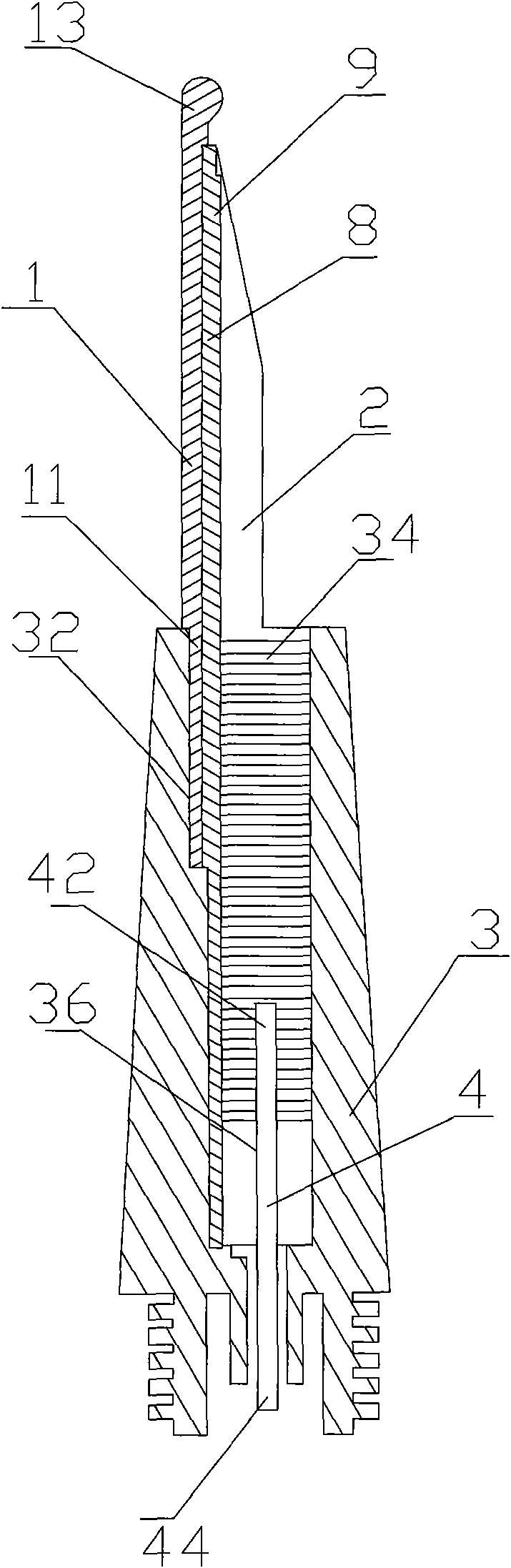 Pen tongue structure