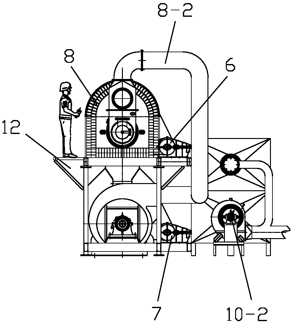 Energy saving and environmental protection tumble dryer