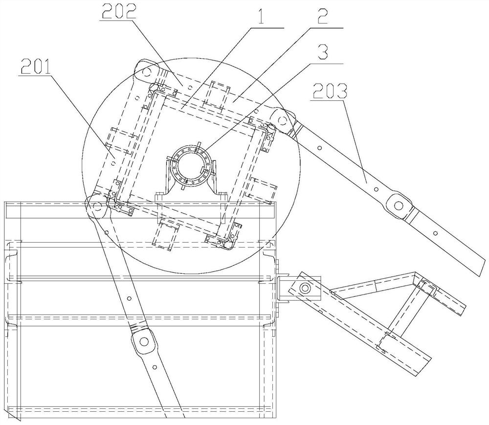 Environment-friendly low-noise chain bucket machine traction system