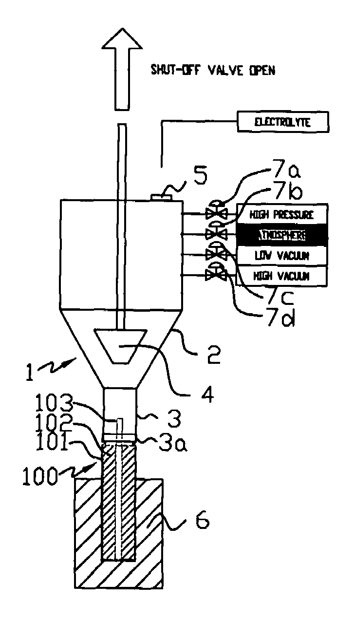 Method for filling electrolyte into battery cell and apparatus for carrying out the method