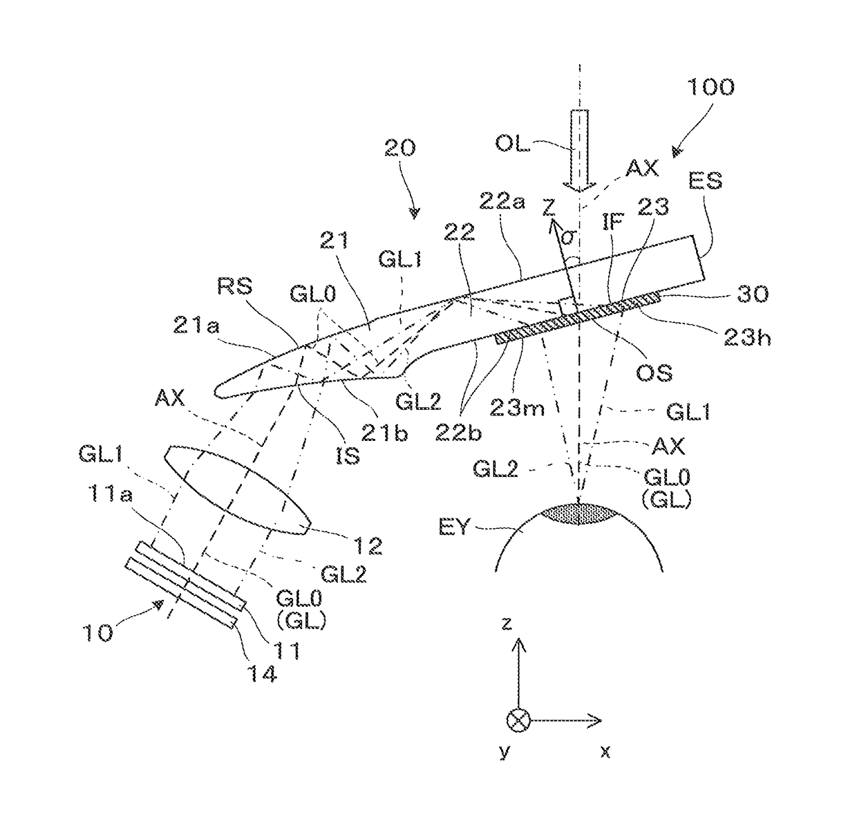 Light guide device and virtual-image display device