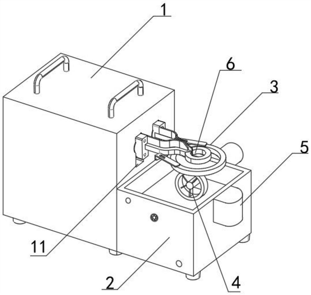 Composite steel high-frequency quenching method