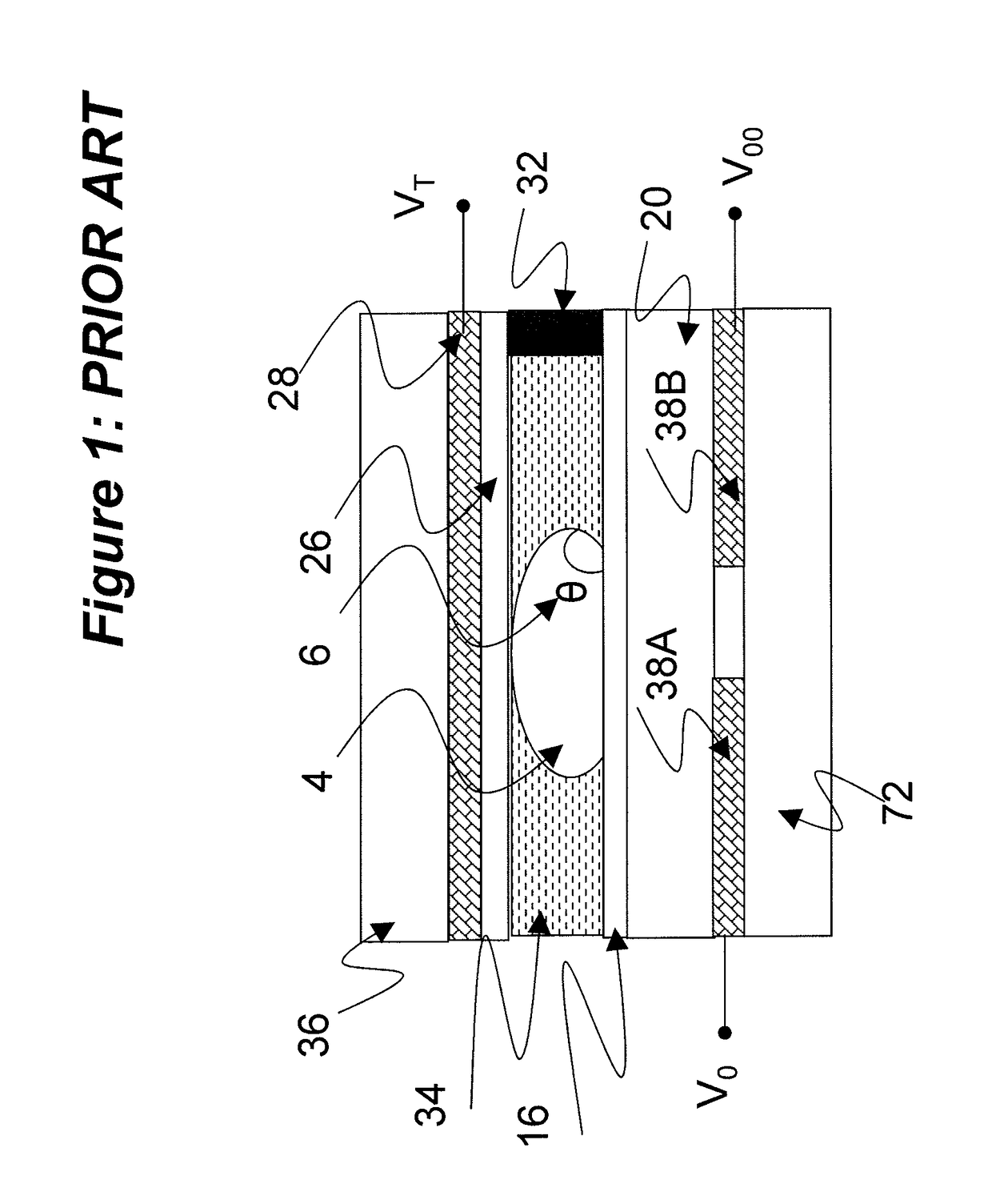 Active matrix device and method of driving