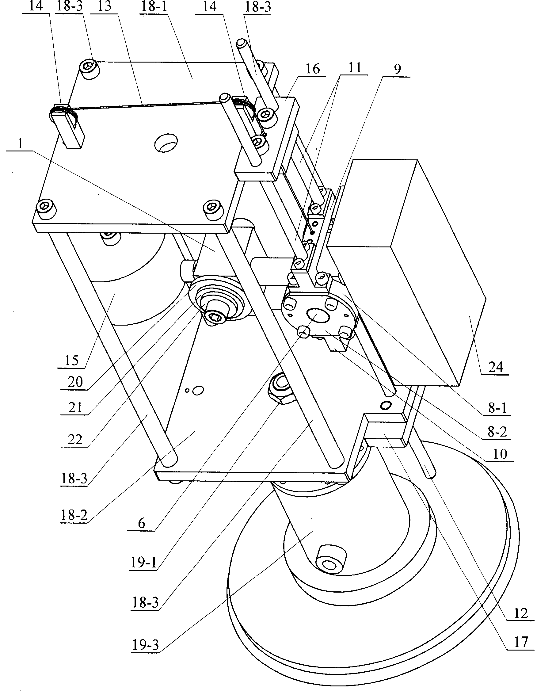 Emulated device for six-freedom degree aerial vehicle