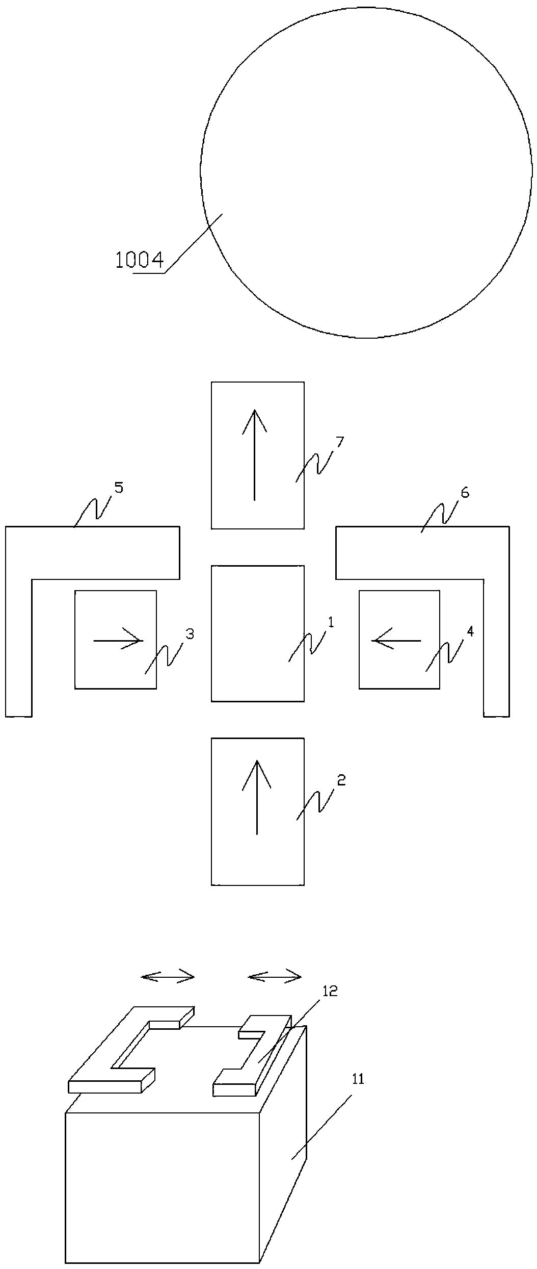 Full-automatic electromagnetic element production line with adhesive dispensing system