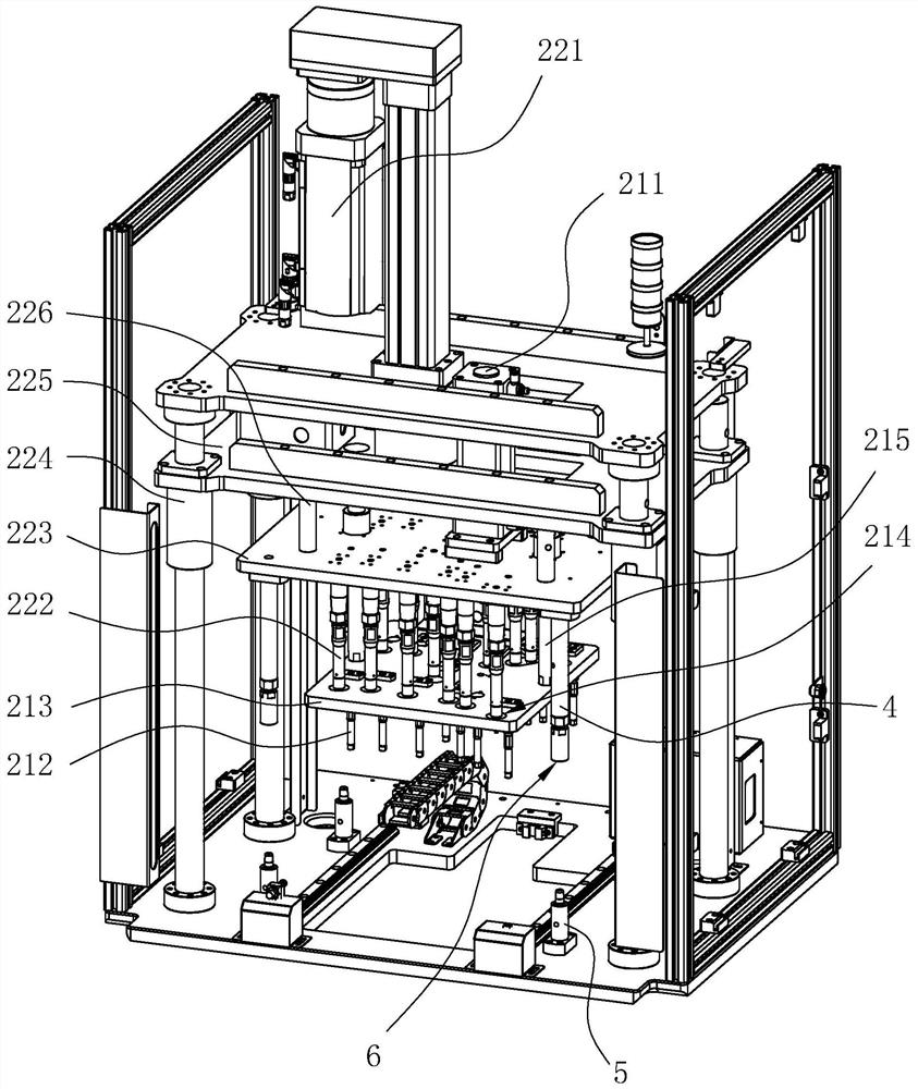 A rubber sleeve screw assembly mechanism