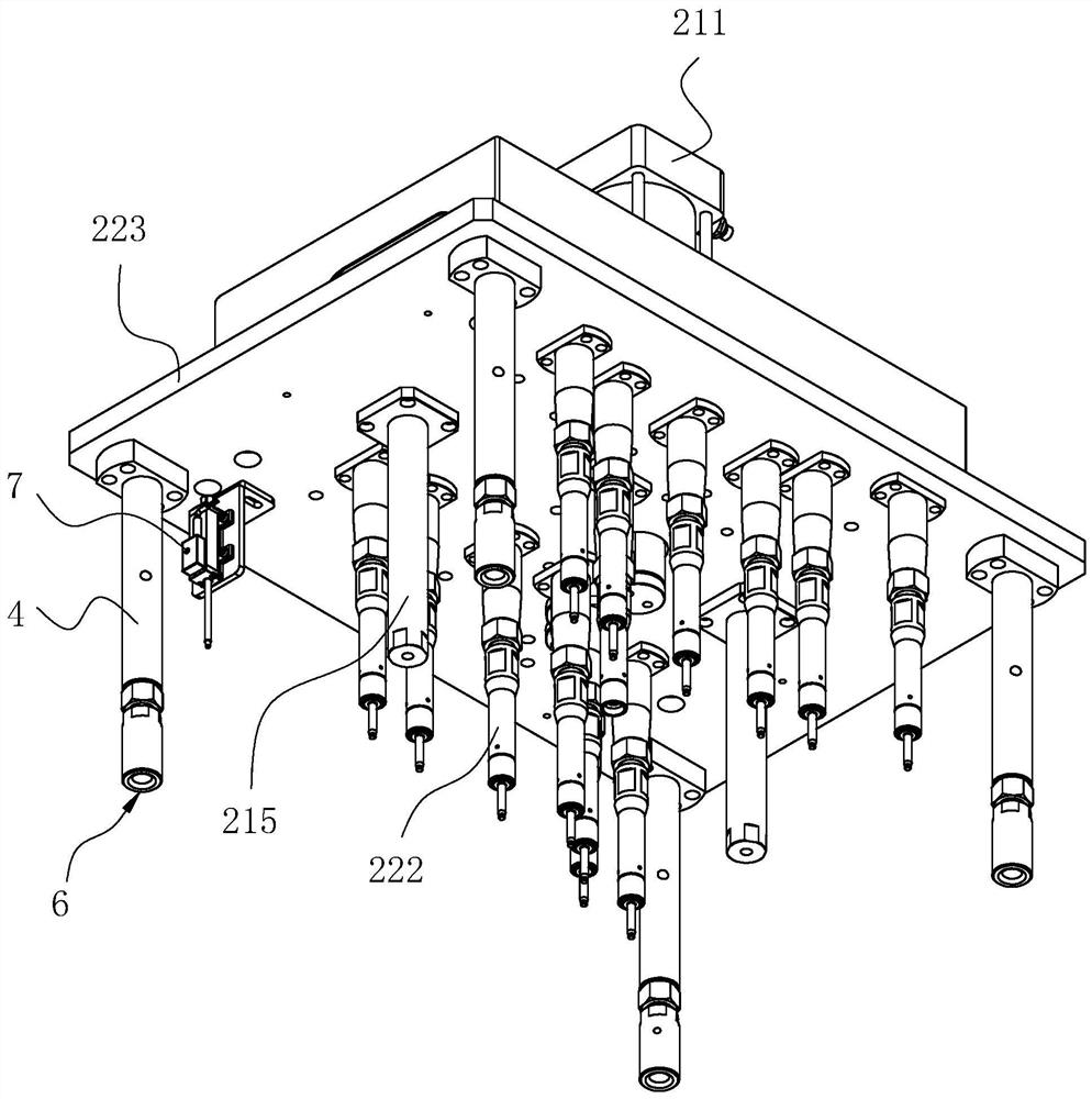 A rubber sleeve screw assembly mechanism