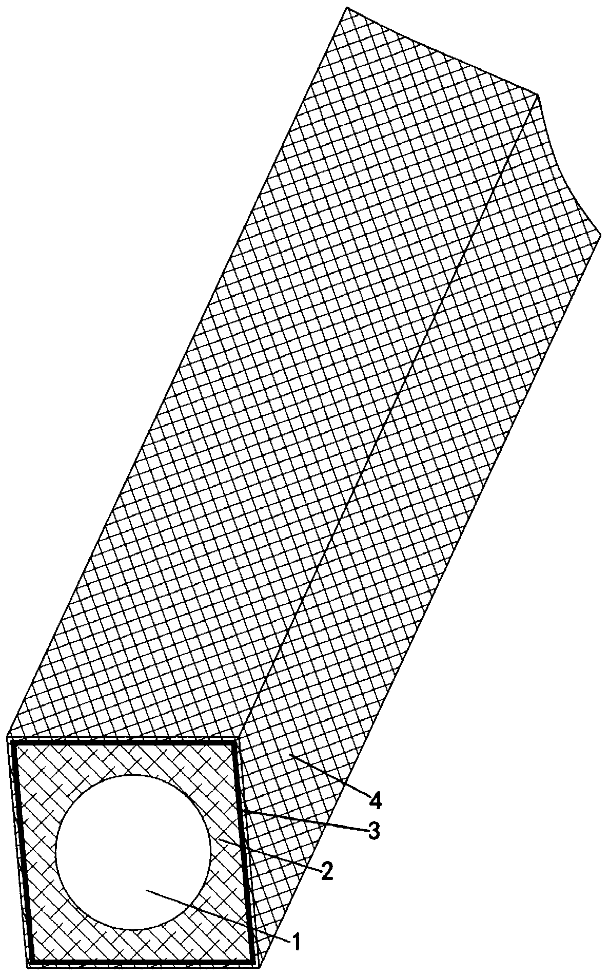 Metal weaving type conductive silica gel sleeve and preparation method thereof