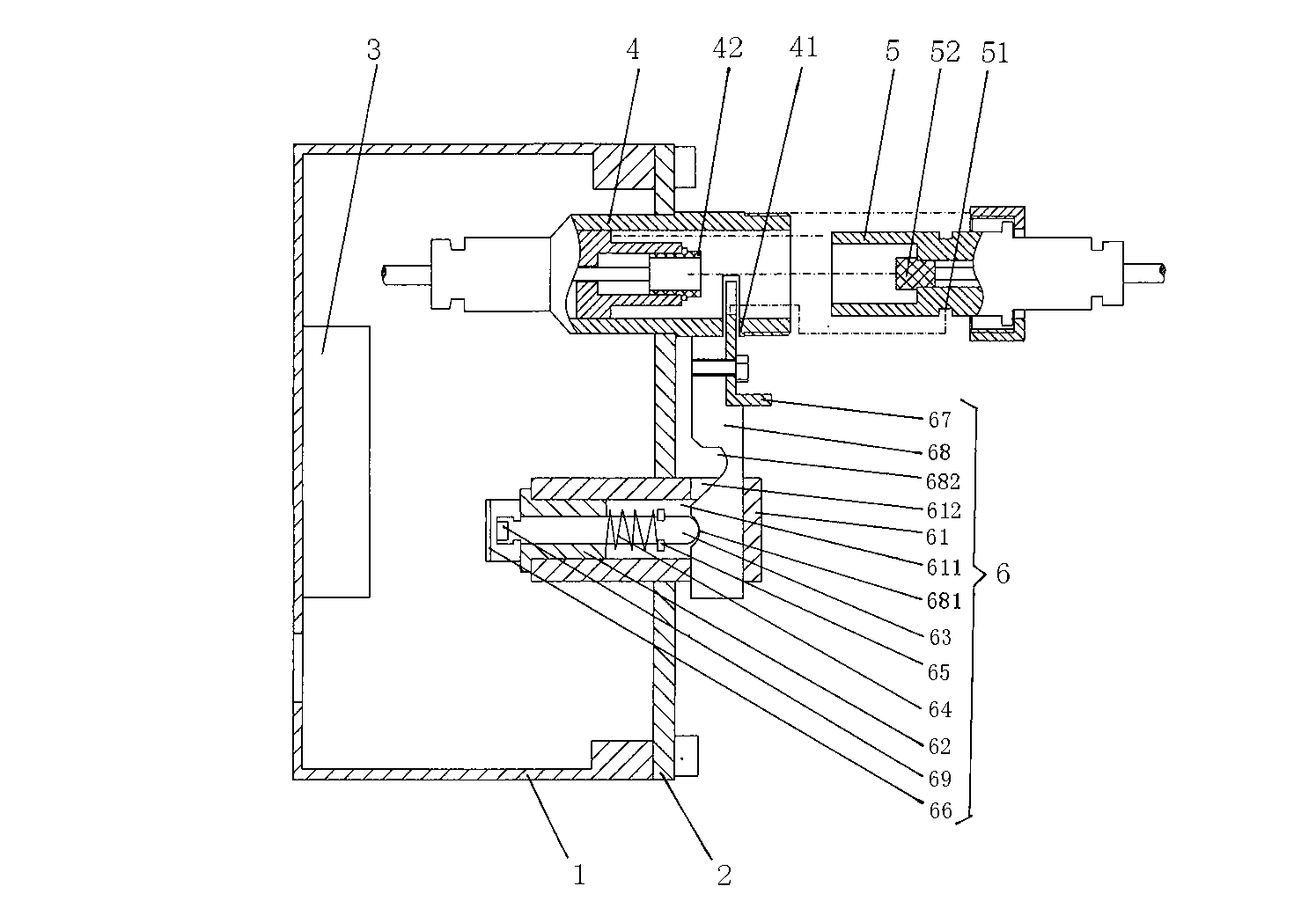 Explosion-proof type charger used for mines