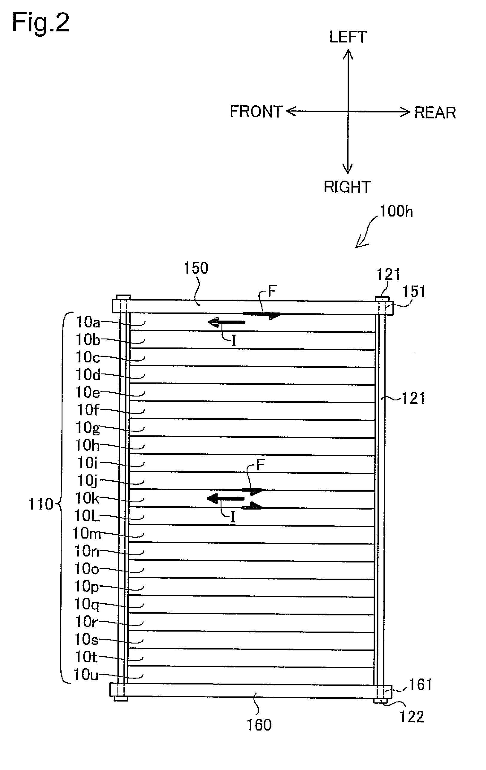 Fuel cell stack and vehicle equipped with fuel cell system