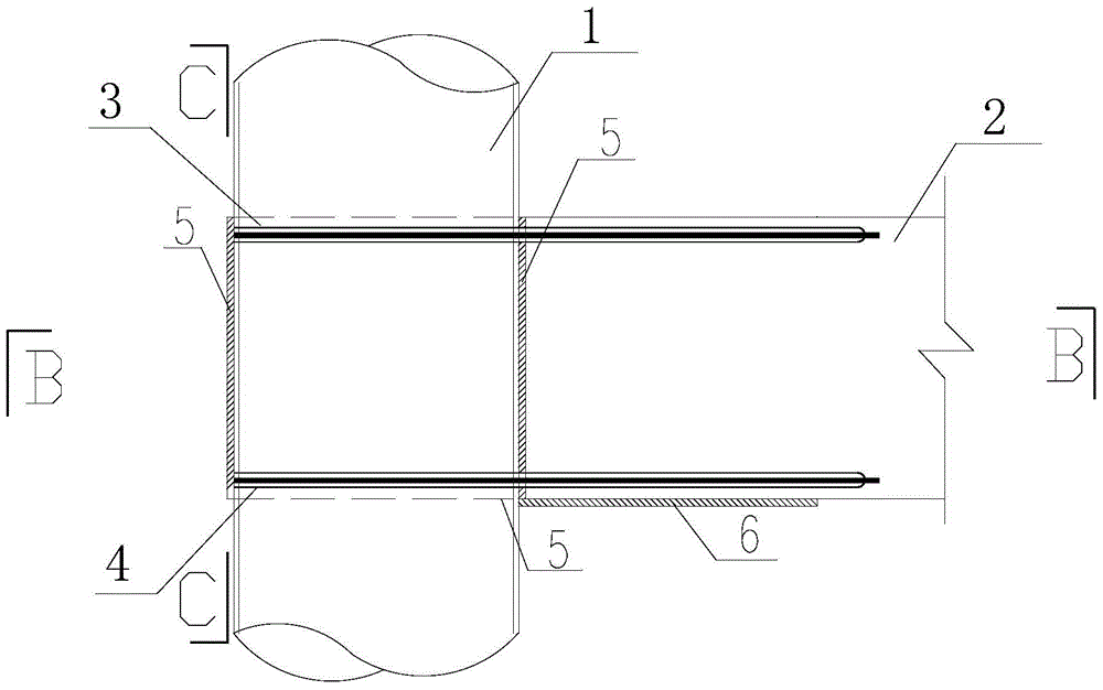 Unbonded prestressed joints of precast concrete beams with circular concrete-filled steel tube columns