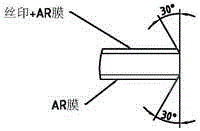 Formation method for thin-layer border of sapphire window