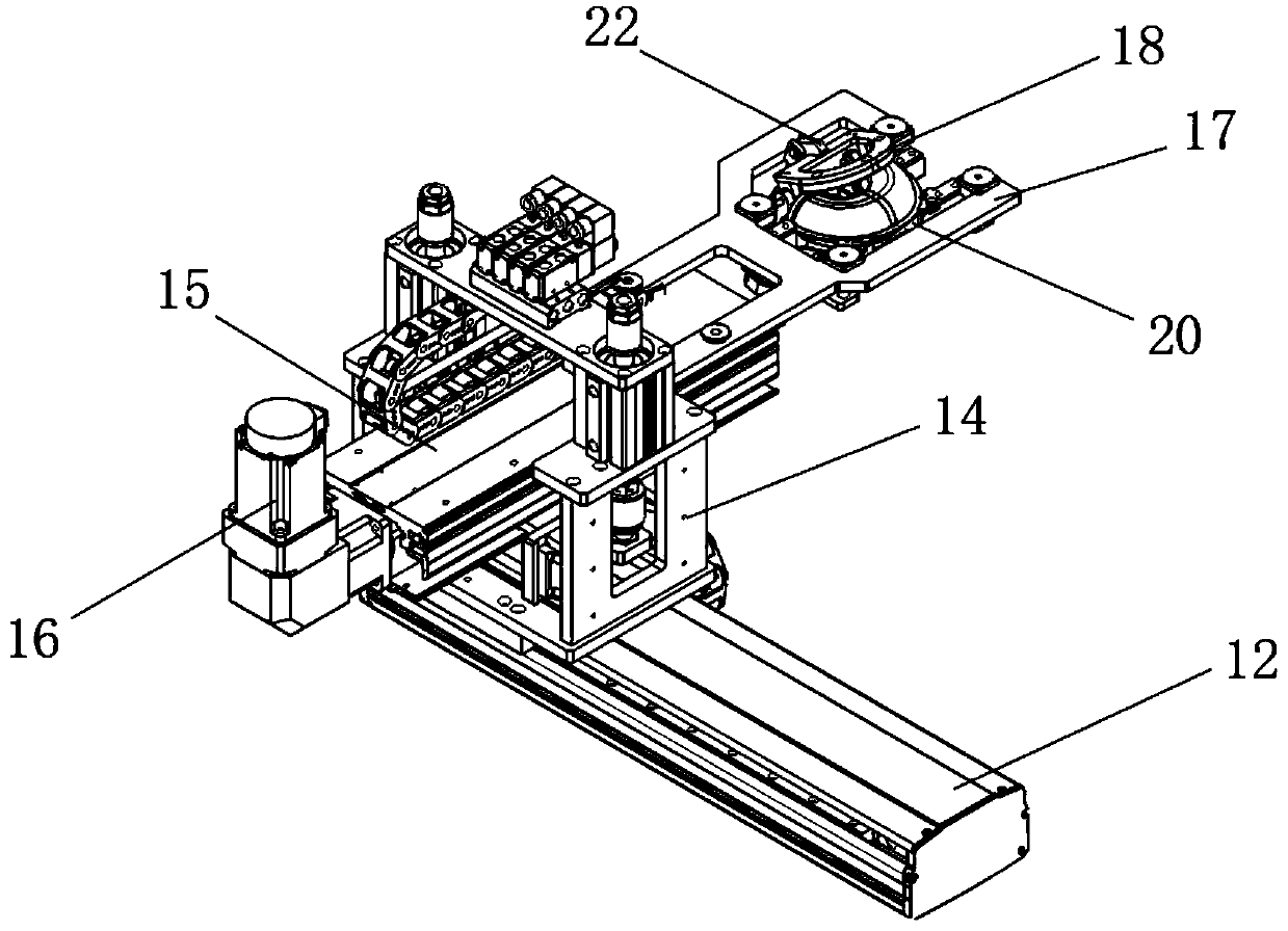 XY-axis multi-point automatic butt-welding device for half cover of automobile exhaust pipe