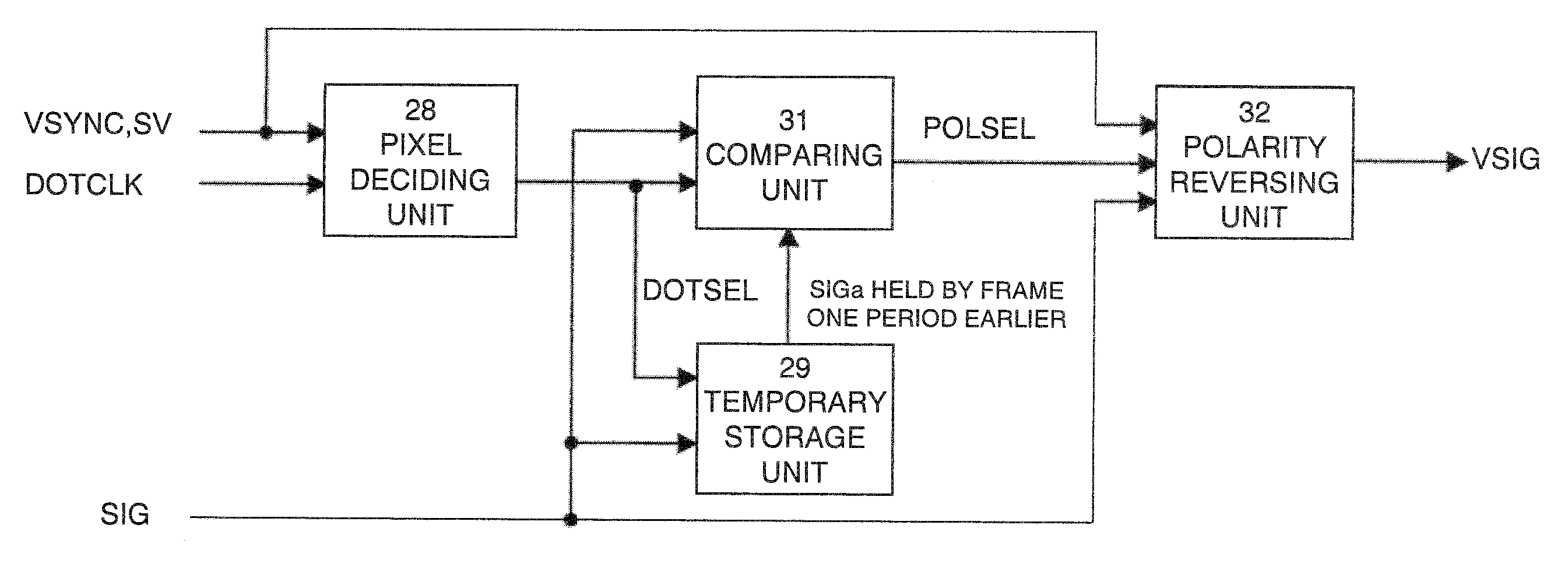 Liquid crystal display device and method of driving same