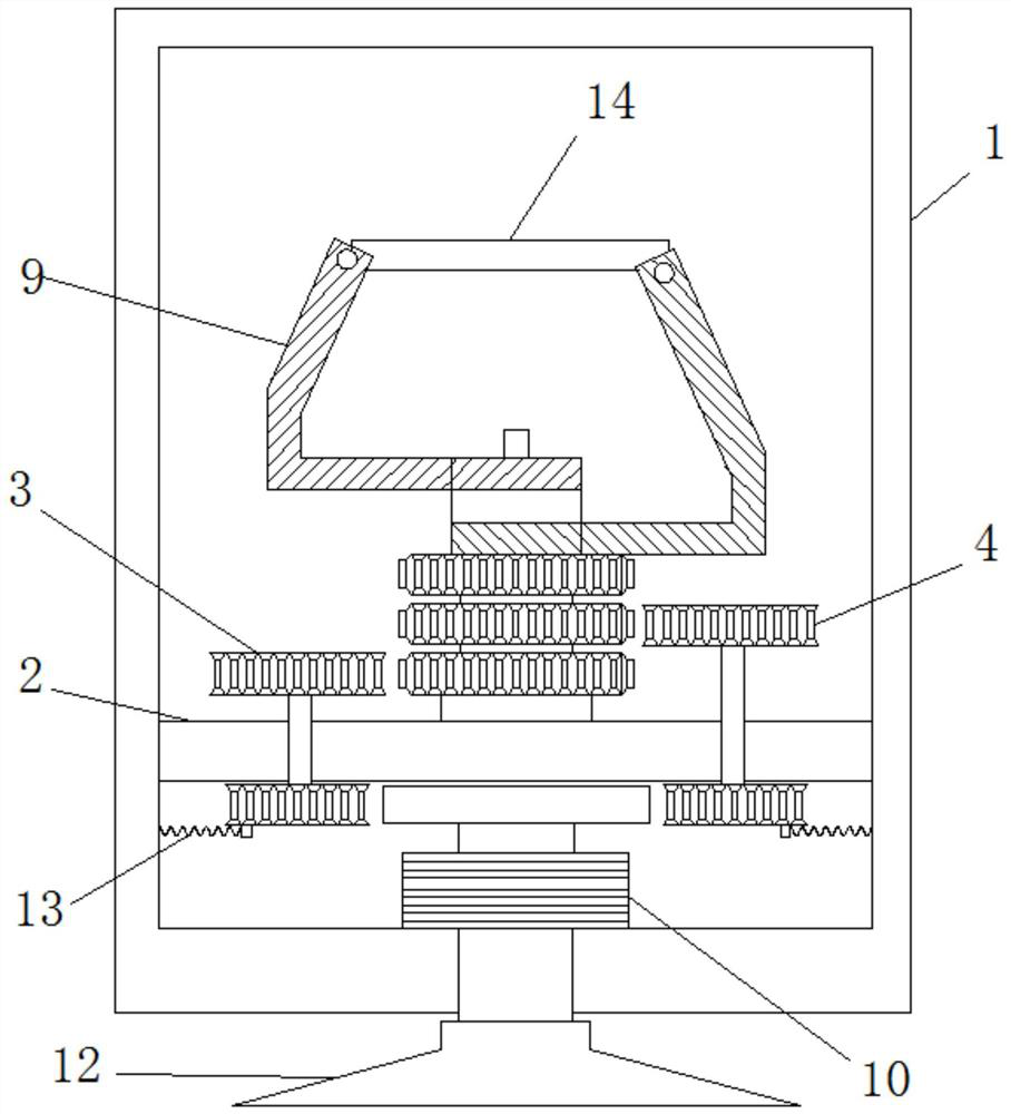 A display device that can rotate automatically and can display various angles of products