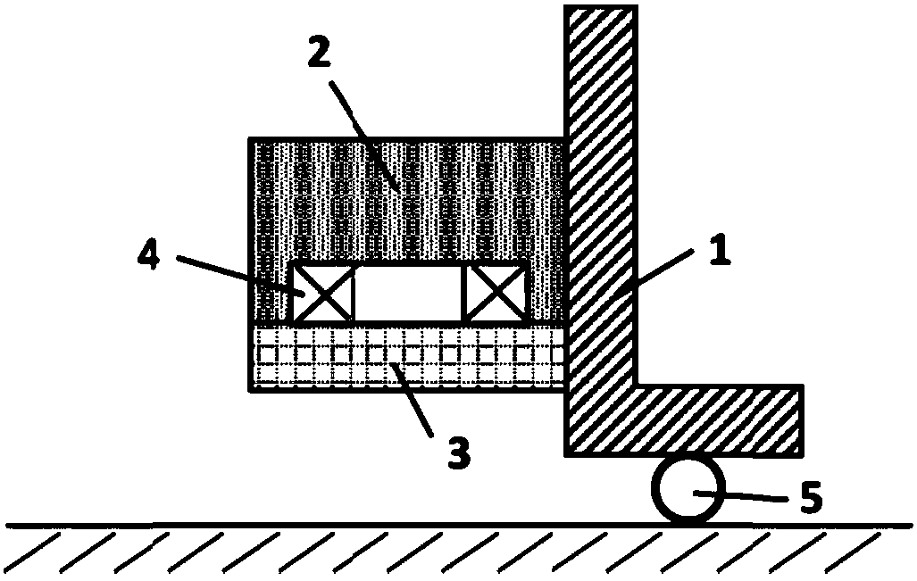 Ramming device and ramming method