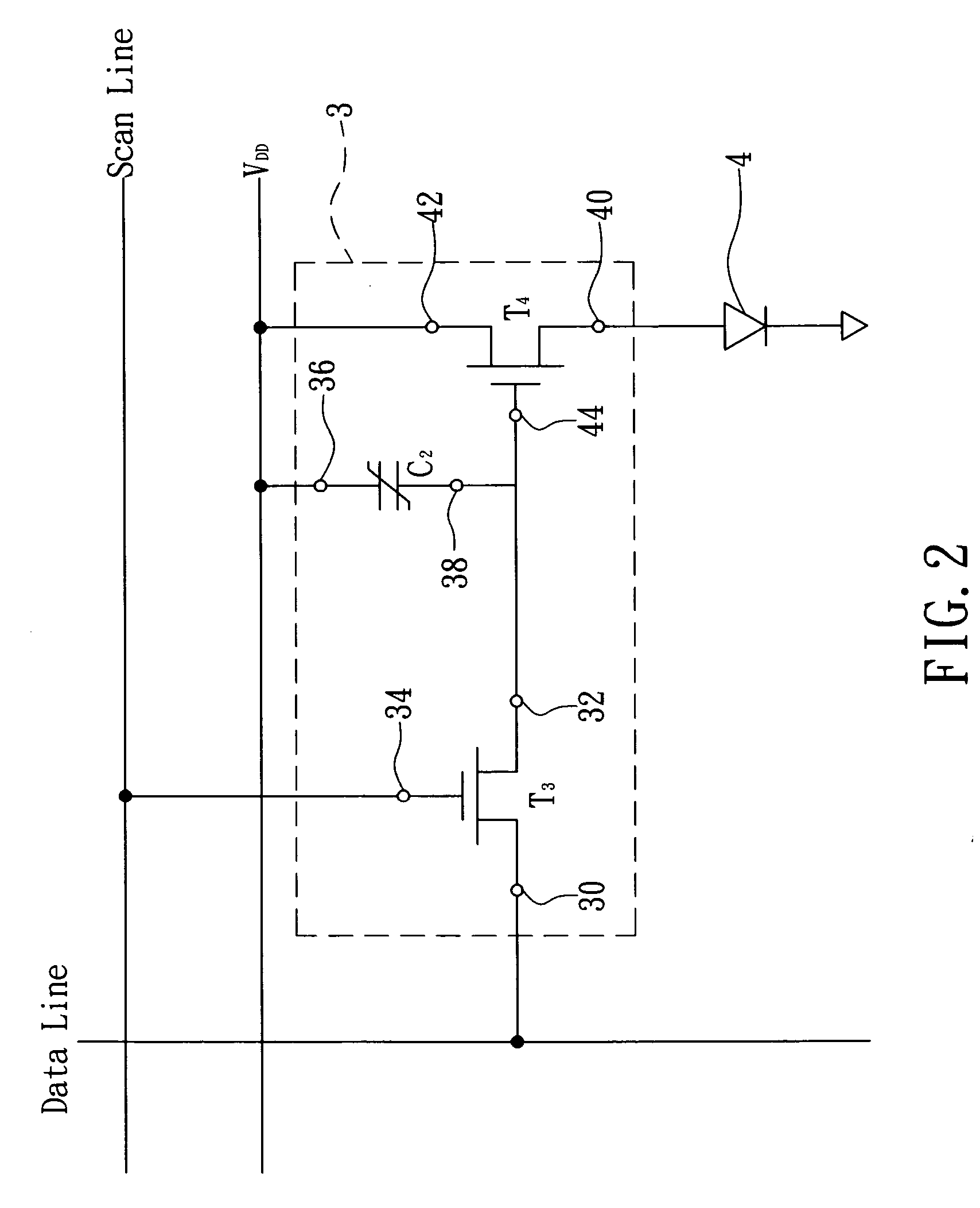 Driving circuit of light emitting element