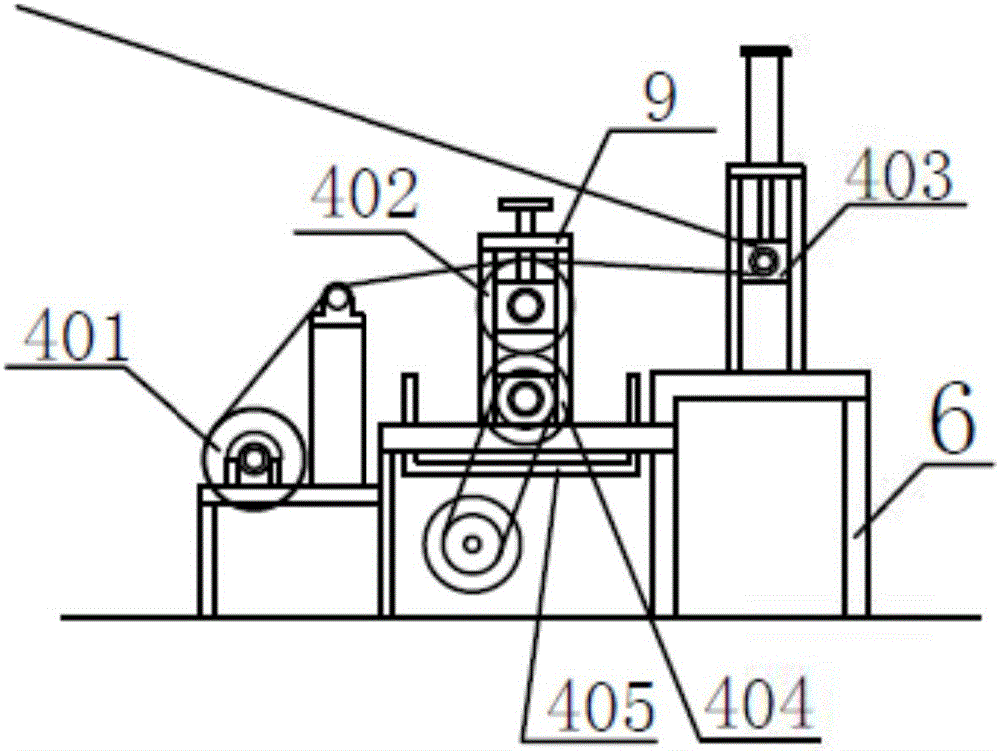 Aluminum foil sticking compound machine