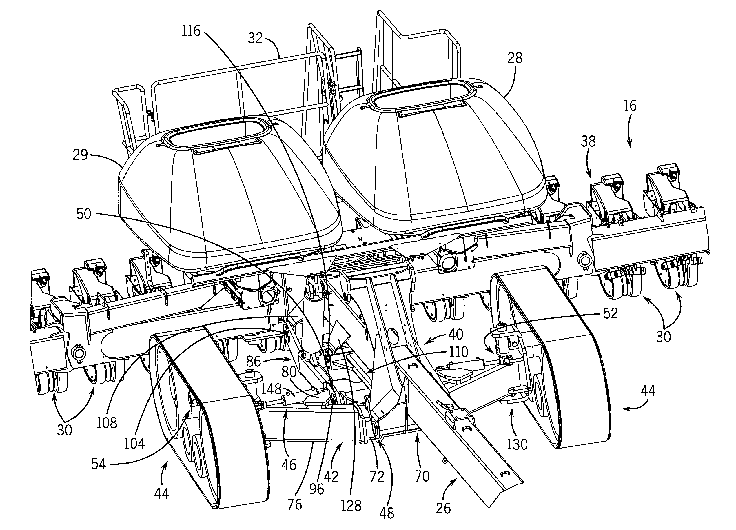 Implement Carrier With Steerable Tracks