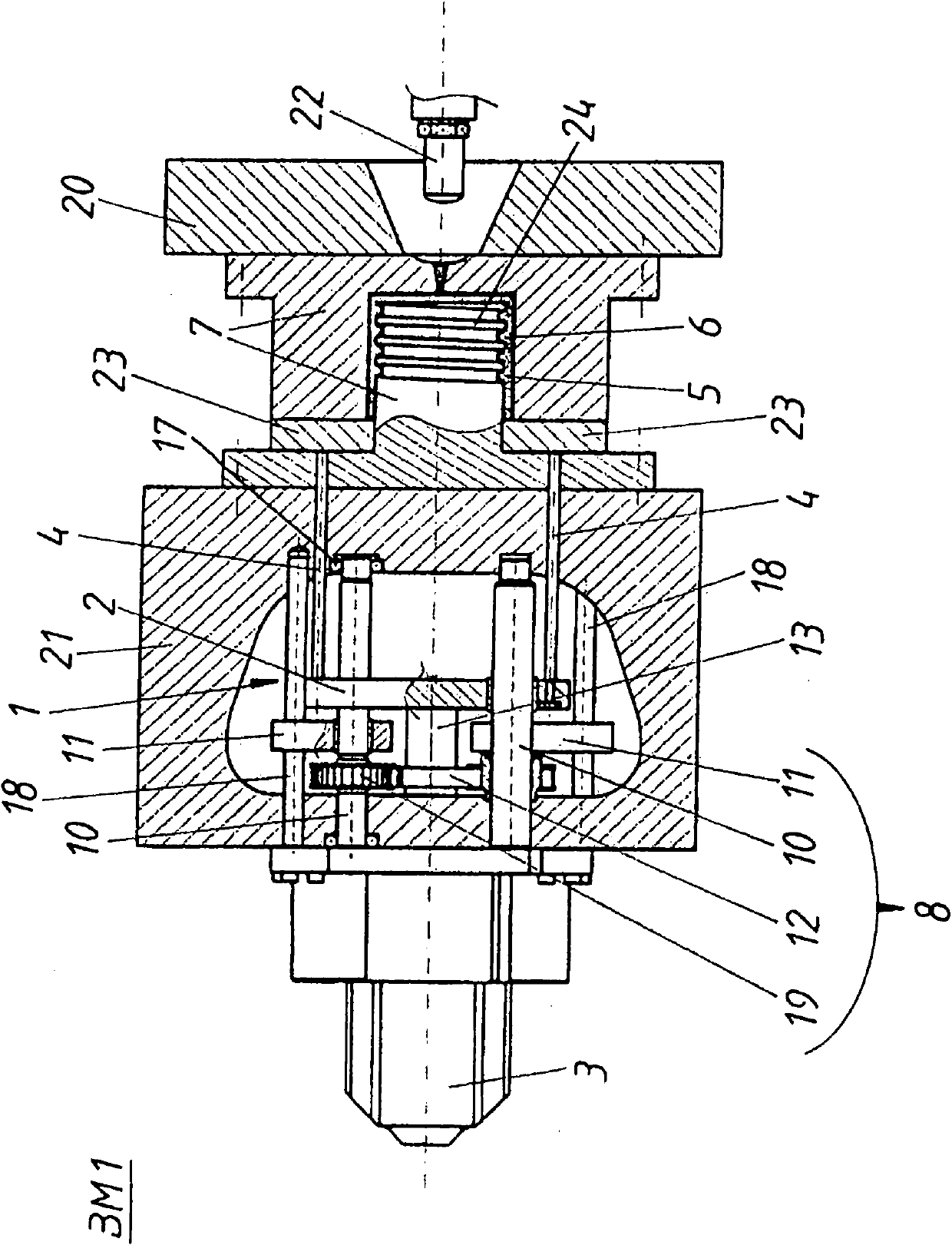 Ejector device having auxiliary-ejection force