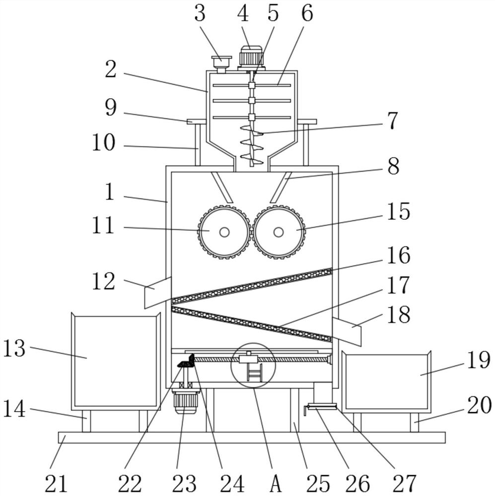 Novel catalyst granulation production device