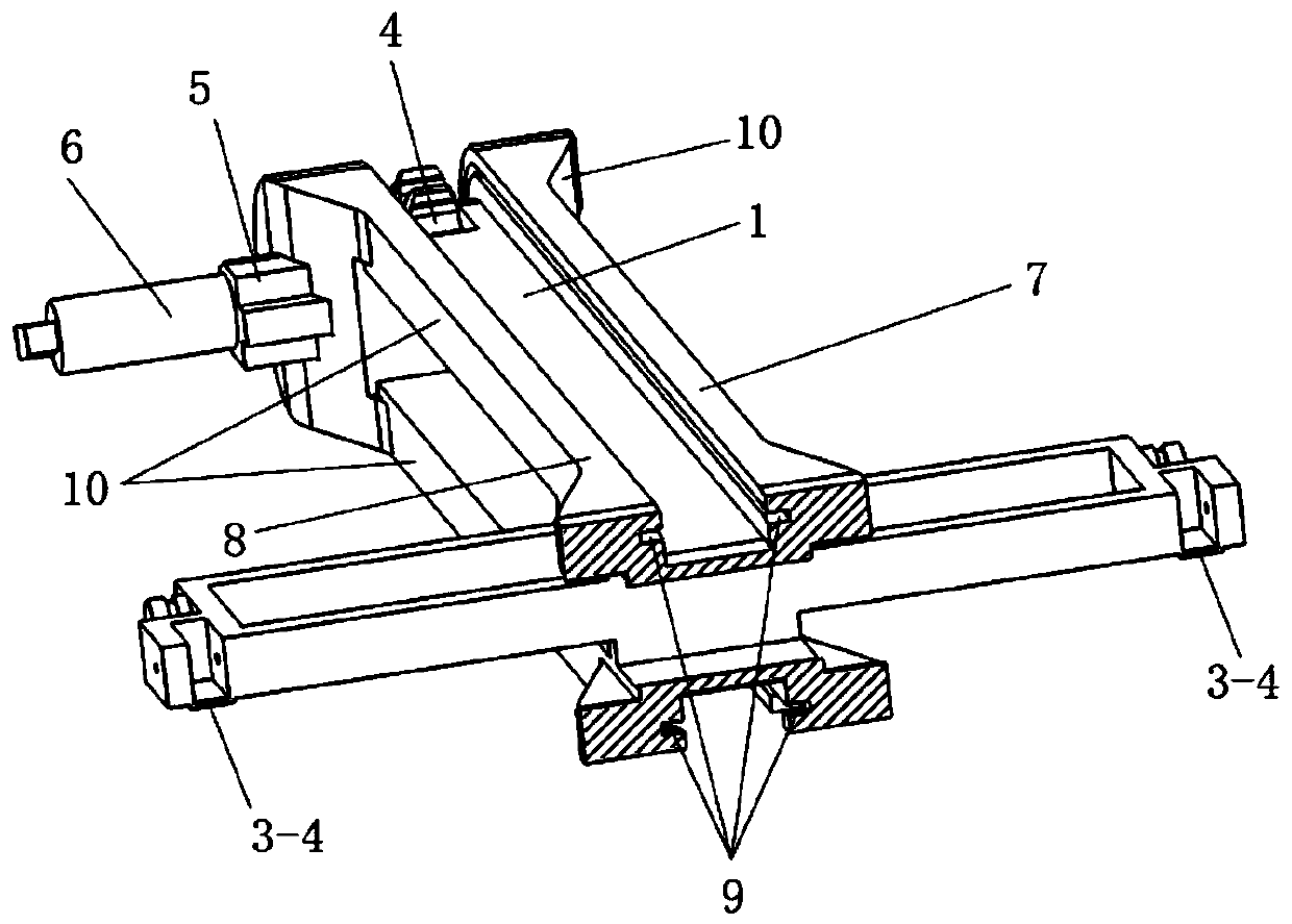 A claw-pair-grabbing type caterpillar track wall-climbing robot