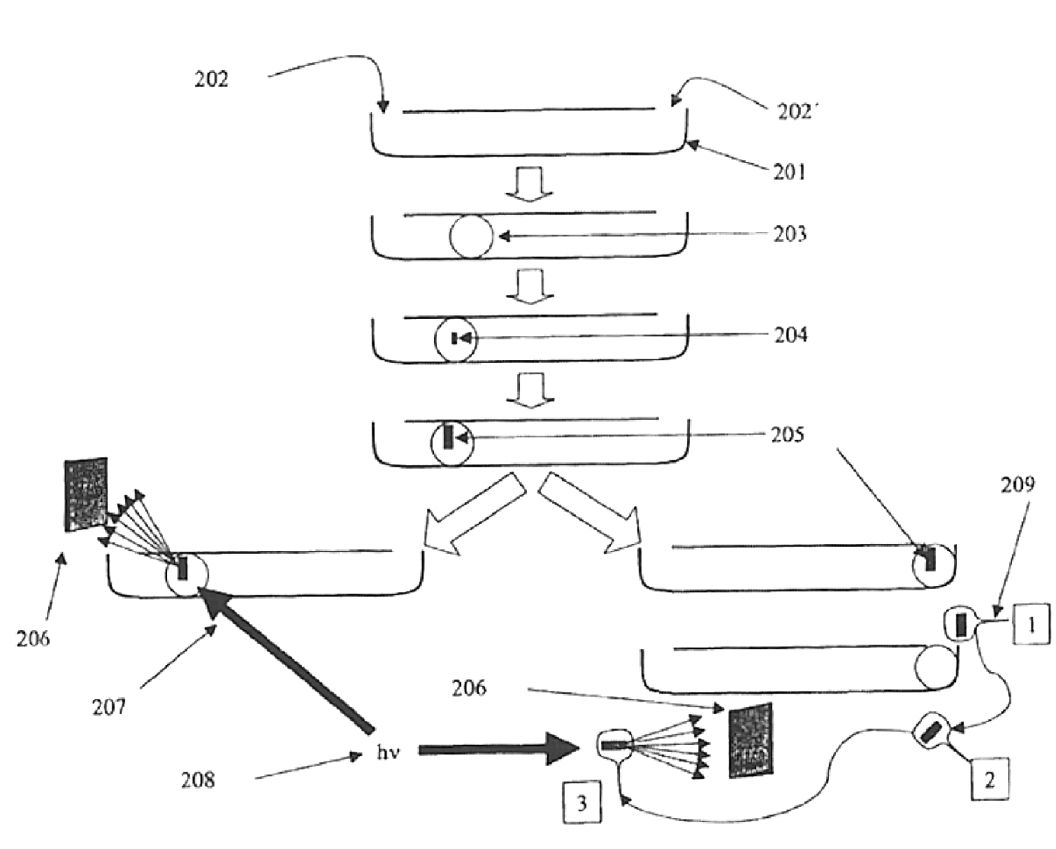 Device for detecting precipitate formation in microvolumes