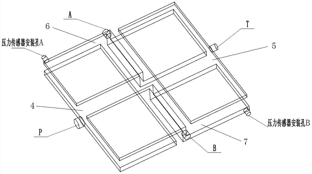 Combined digital valve with independent control of load port and its method