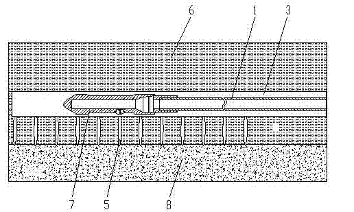 System process for conducting efficient strengthened extraction in surrounding rock