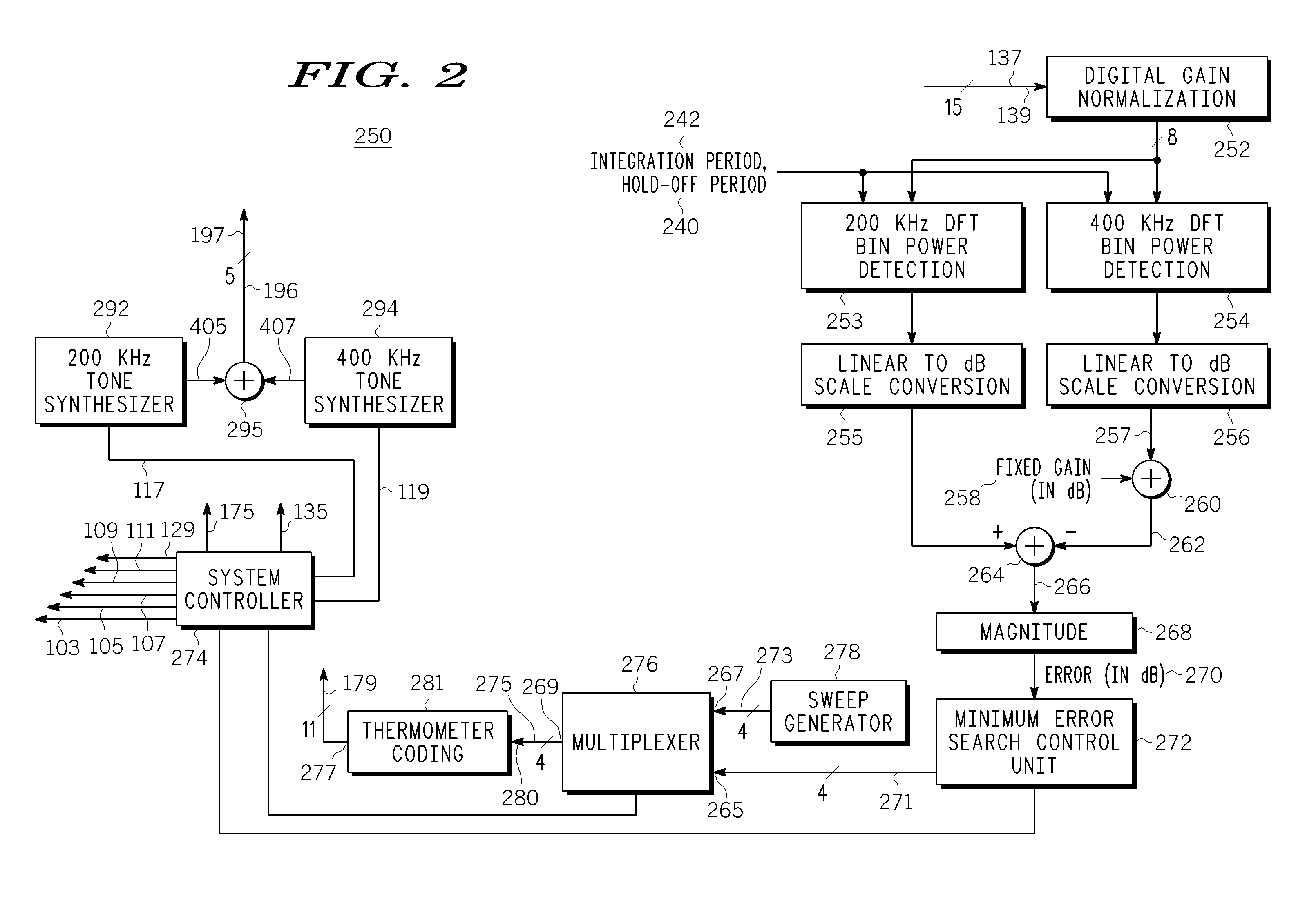 Controlling the bandwidth of an analog filter