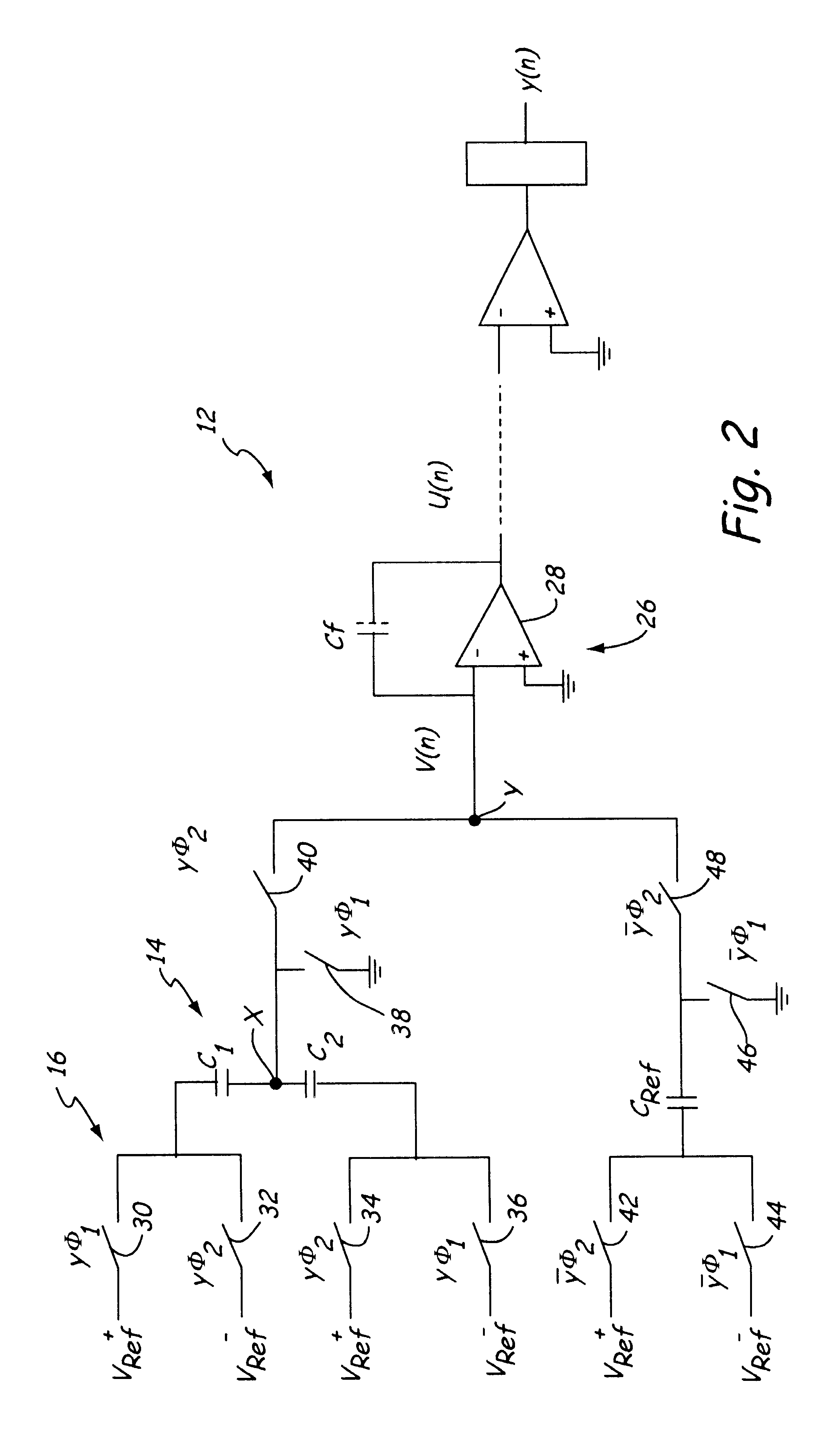 Bridged capacitor sensor measurement circuit