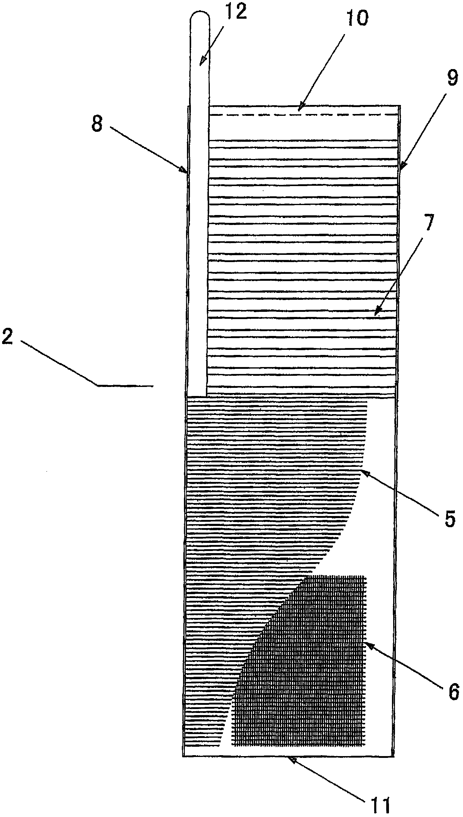 Water intake structure for water intake well