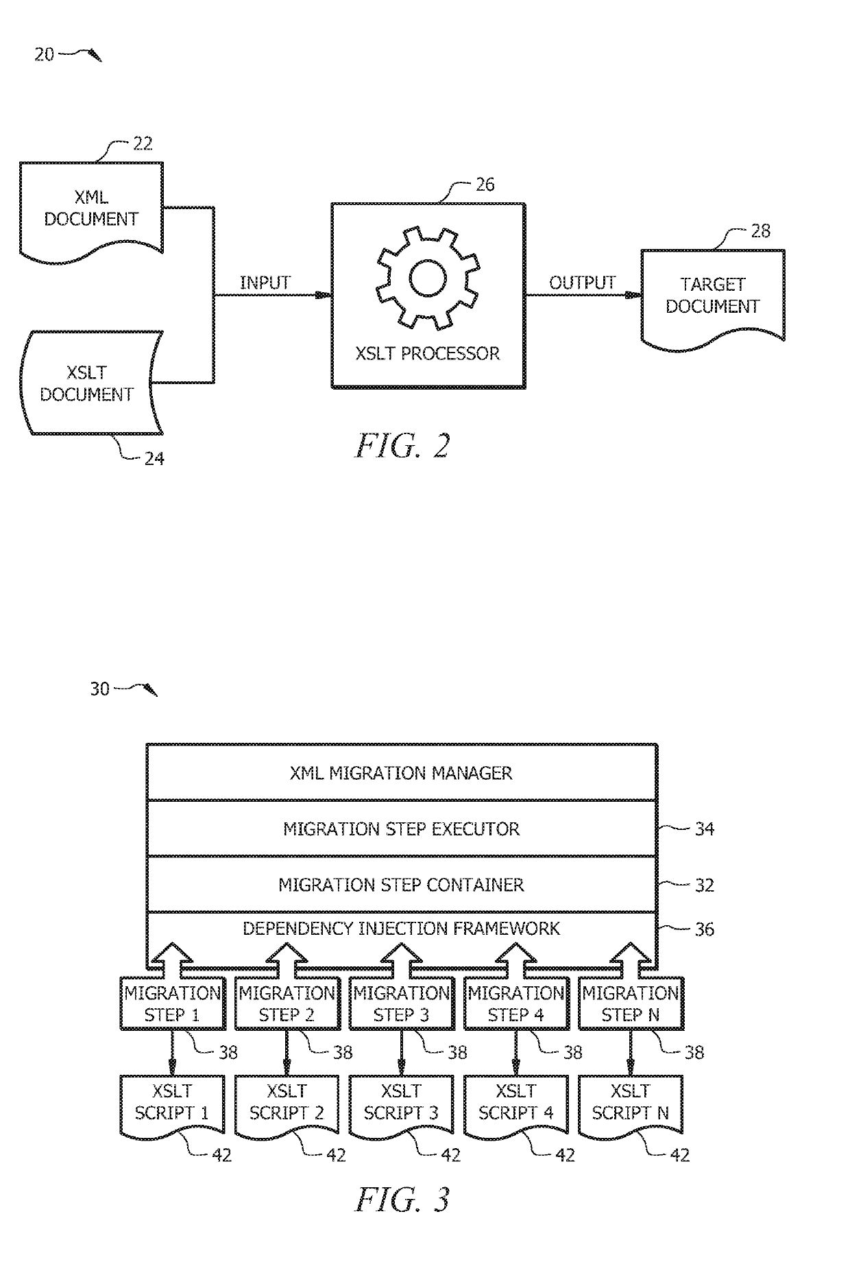 Method and system for migrating XML schemas in application releases