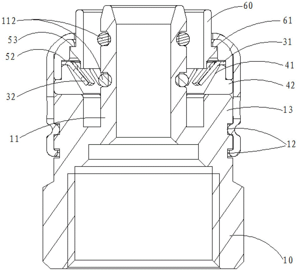 Direct insertion type quickly-connecting pipe fitting