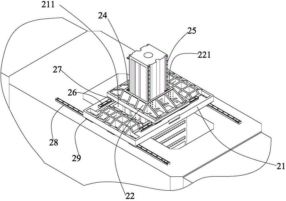 Gantry type perforating machine tool