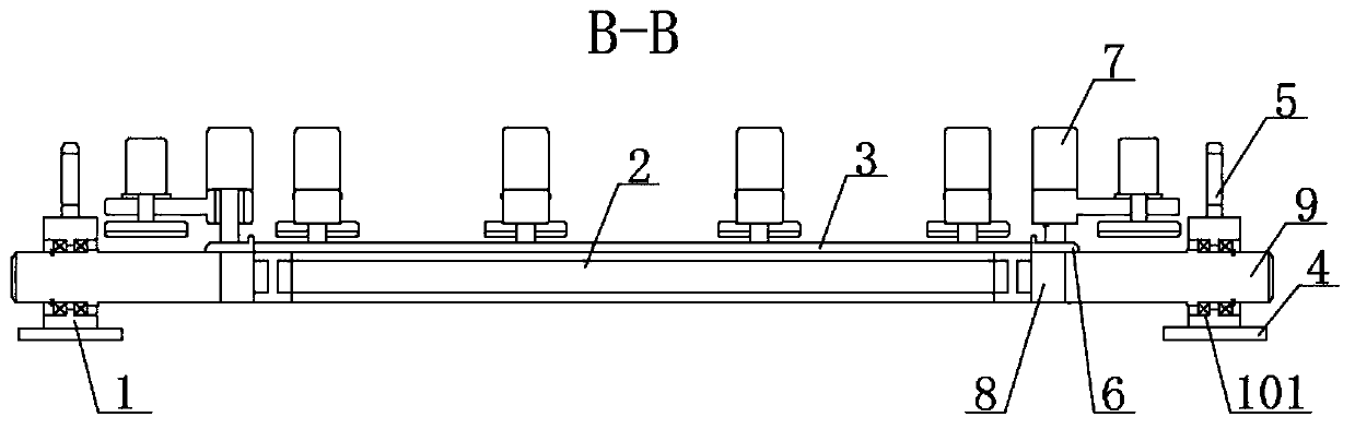 A super-size film blanking fixture