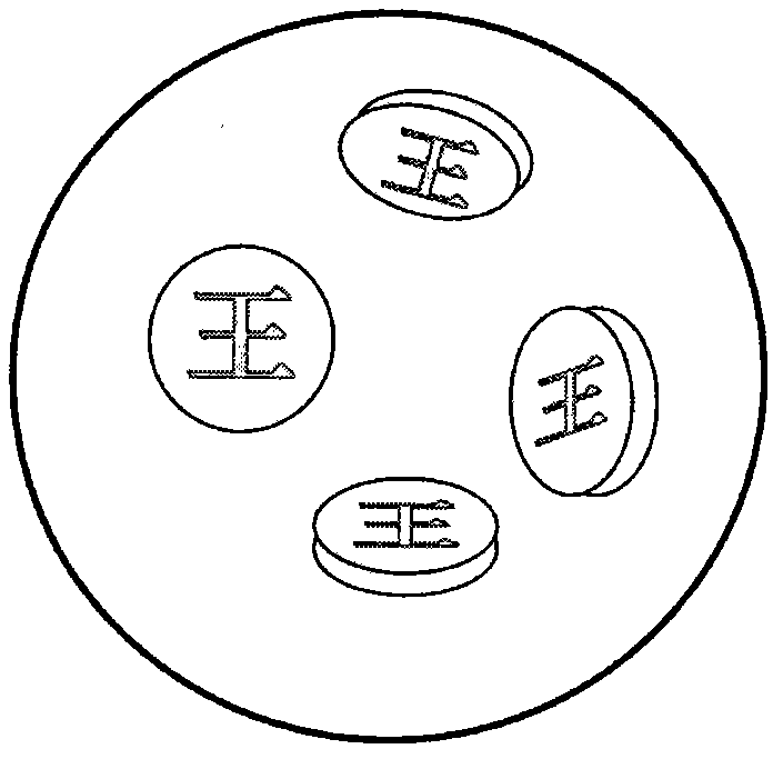 Three-dimensional entity secret mark anti-counterfeiting system and method