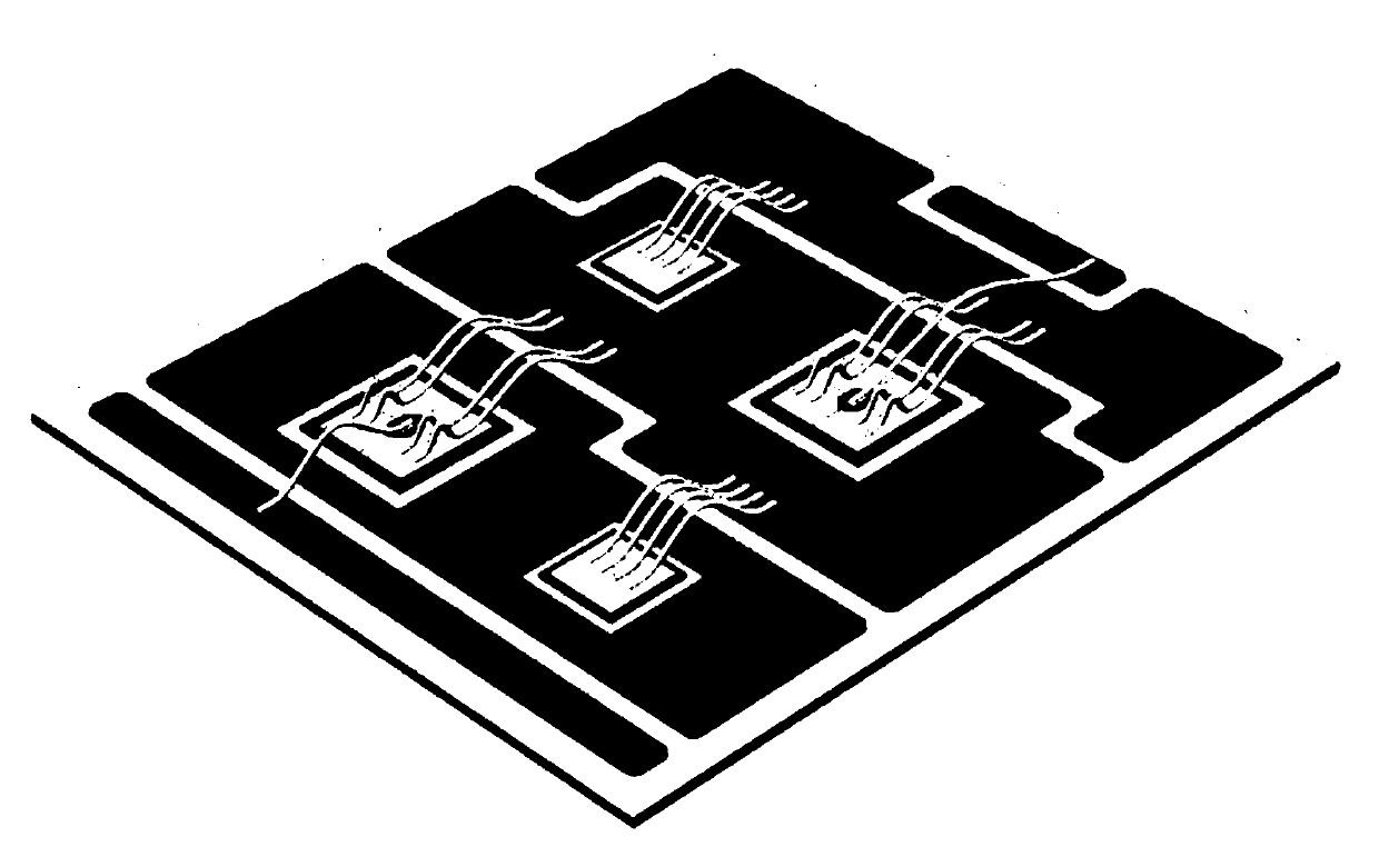 Full-bridge integration module based on PCB embedding process