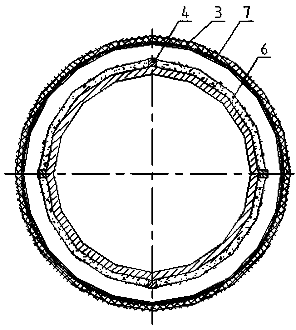 Energy conservation high-pressure-resistant nonmetal expansion joint