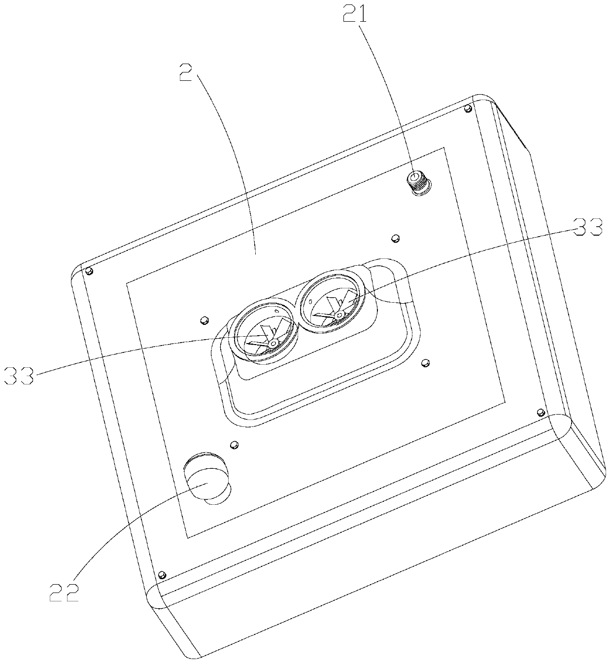 Hull bottom cleaning device